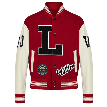 Louis Vuitton Dreaming Red Varsity Jacket