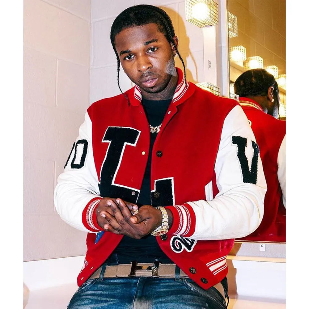 Louis Vuitton Dreaming Red Varsity Jacket