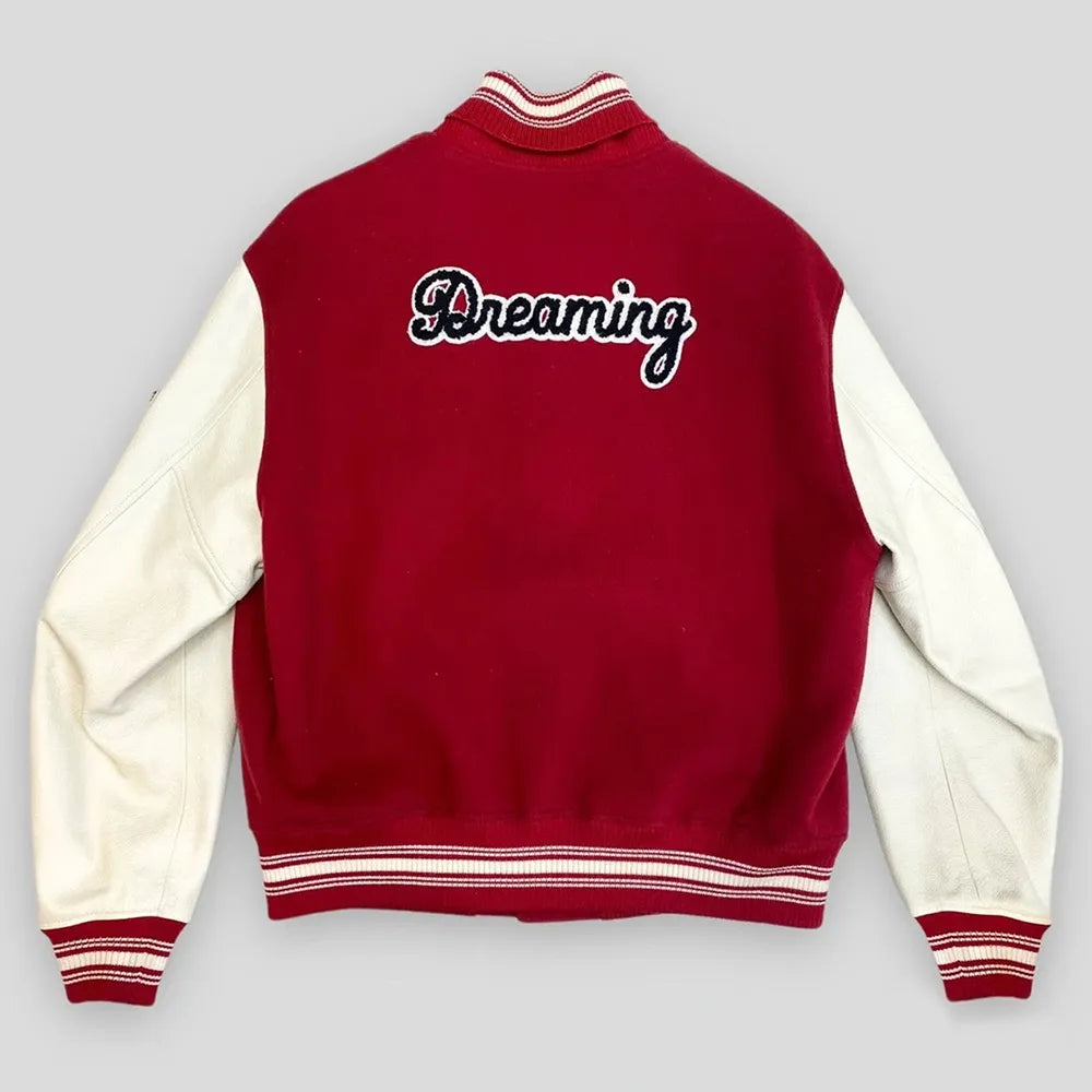 Louis Vuitton Dreaming Red Varsity Jacket