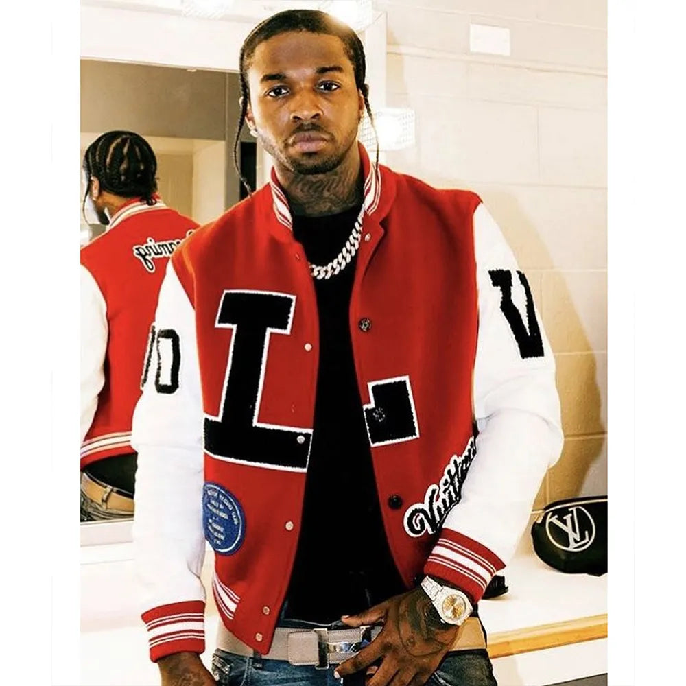 Louis Vuitton Dreaming Red Varsity Jacket