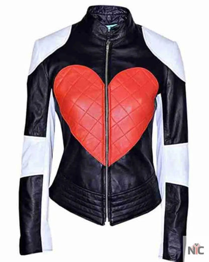 Love Heart Kylie Minogue Leather Jacket Clanton Jacket