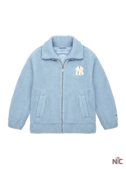 MLB 2025 New York Yankees Unisex Sherpa Jacket Clanton Jacket