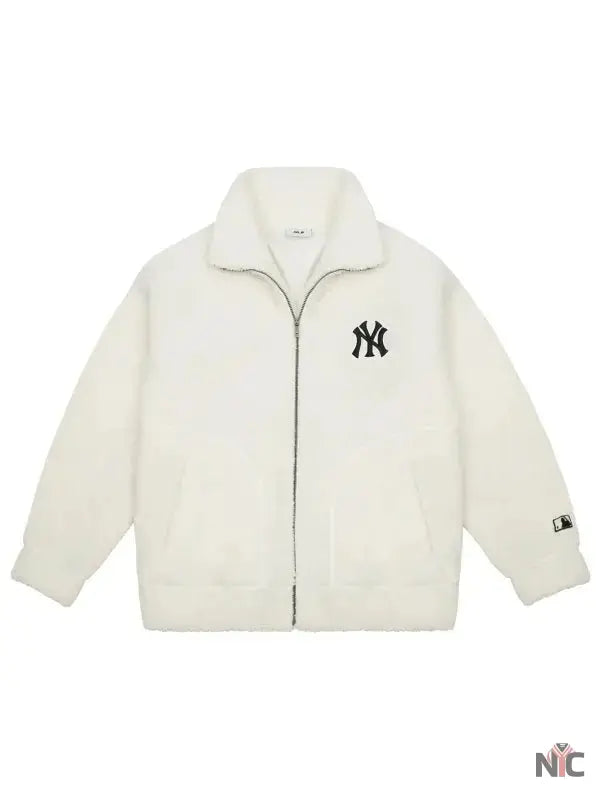 MLB 2025 New York Yankees Unisex Sherpa Jacket Clanton Jacket