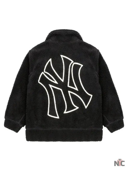 MLB 2025 New York Yankees Unisex Sherpa Jacket Clanton Jacket