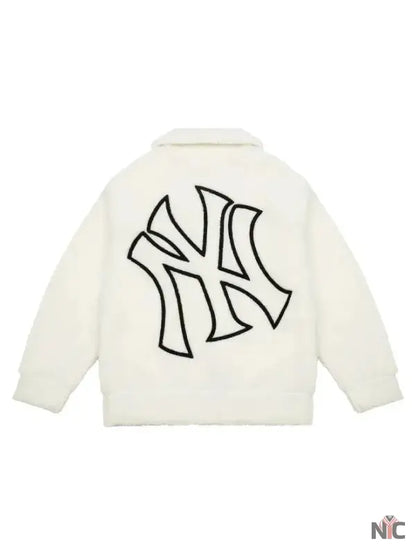 MLB 2025 New York Yankees Unisex Sherpa Jacket Clanton Jacket