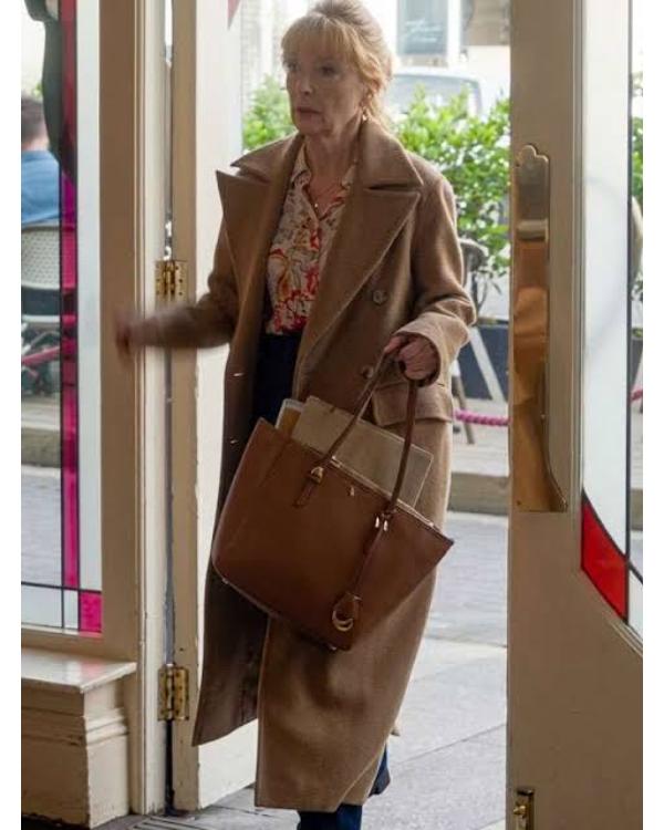 Marble Hall Murders S01 Susan Ryeland Leather Tote Bag