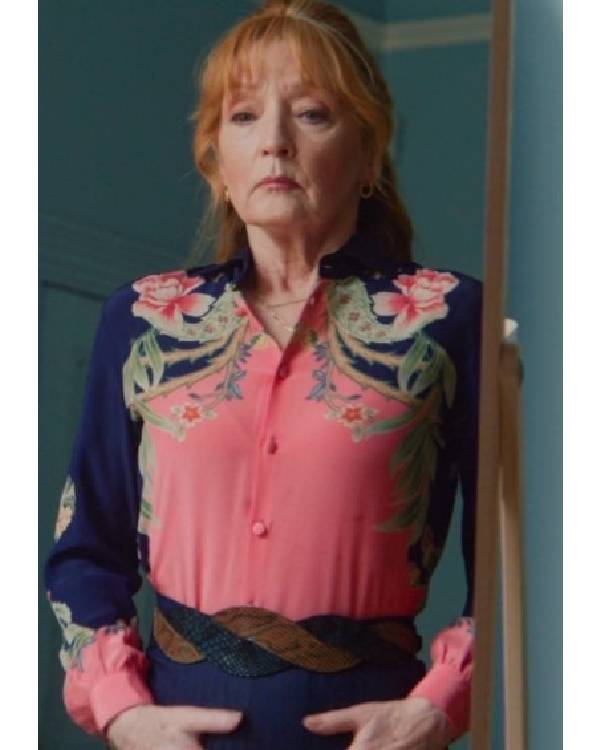 Marble Hall Murders S01 Susan Ryeland Floral Print Blouse