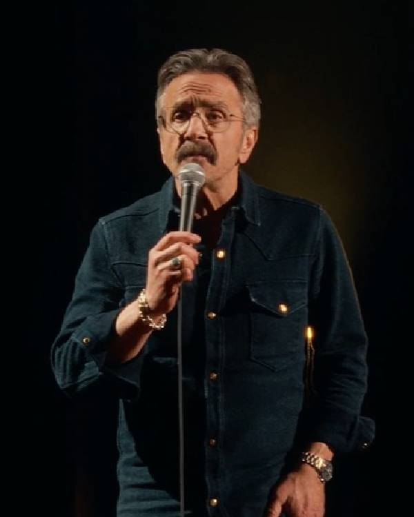 Marc Maron Panicked Black Shirt Clanton Jacket