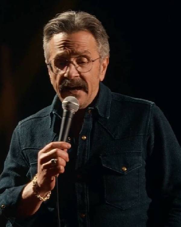 Marc Maron Panicked Black Shirt Clanton Jacket