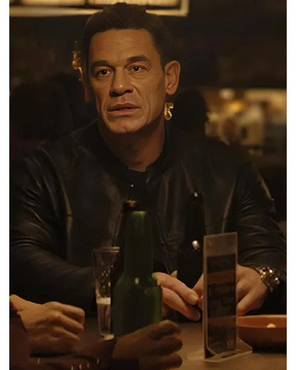 Matchbox The Movie 2026 John Cena Black Leather Jacket