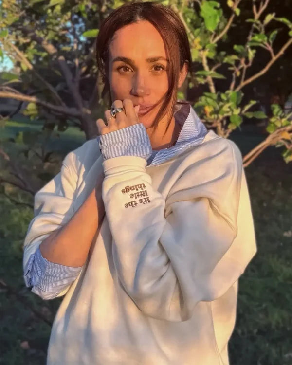 Meghan Markle It's The Little Things Graphic Sweatshirt