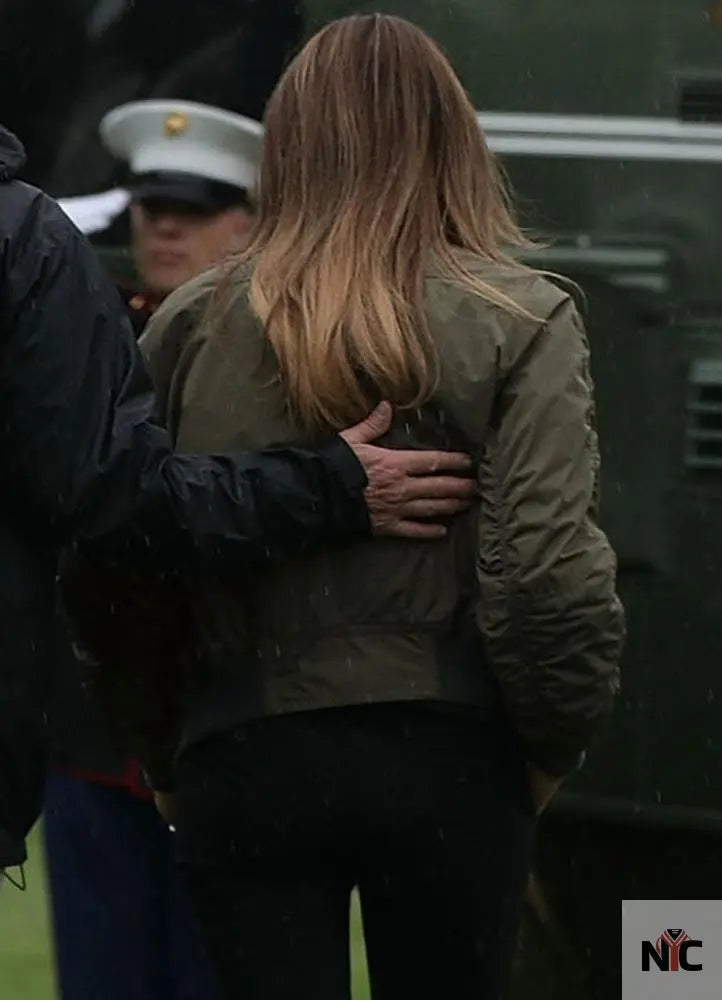 Melania Trump Bomber Jackets Clanton Jacket