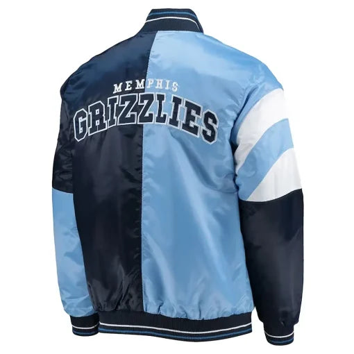 Memphis Grizzlies 75th Anniversary Leader Color Block Jacket - back view