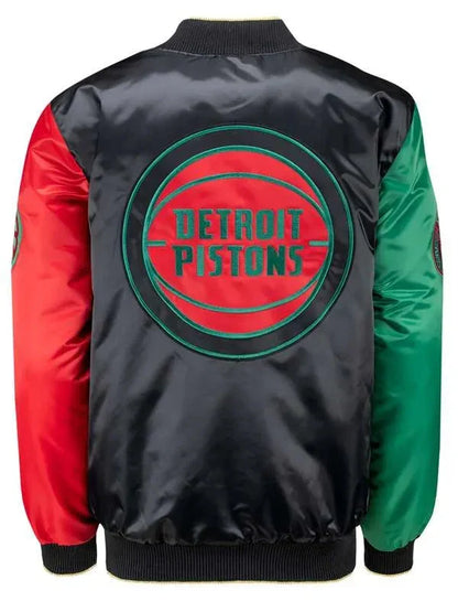Men Detroit Pistons Varsity Jacket Shopotiny
