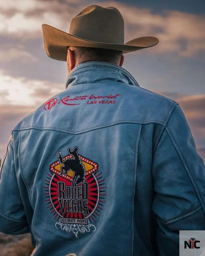 Men’s Rodeo Vegas Leather Jacket Clanton Jacket