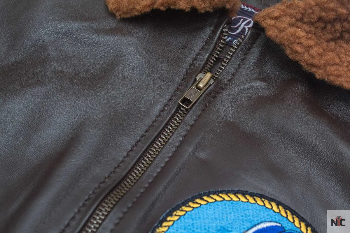 Men’s Top Gun Tom Cruise Leather Jacket Clanton Jacket