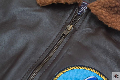 Men’s Top Gun Tom Cruise Leather Jacket Clanton Jacket