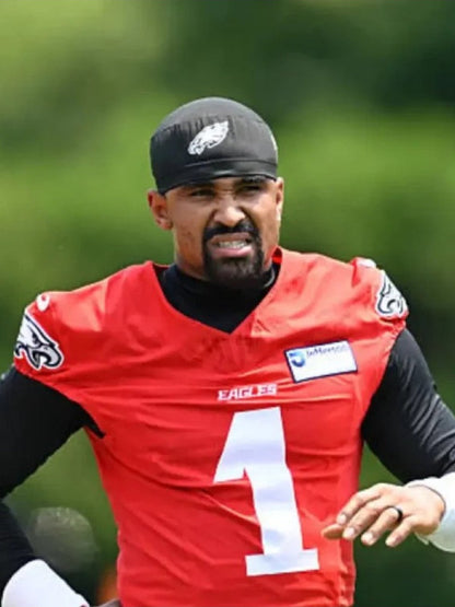Jalen Hurts Philadelphia Eagles OTA Red Jersey Shopotiny