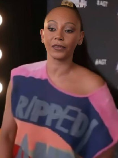 Access Hollywood Mel B Multicolor Knit Top Shopotiny