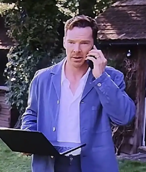 The Roses Benedict Cumberbatch Blue Blazer USA Jackets