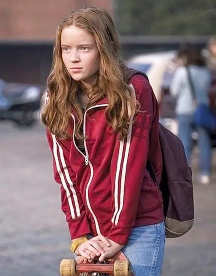 Stranger Things S04 Sadie Sink Red Track Jacket Shopotiny
