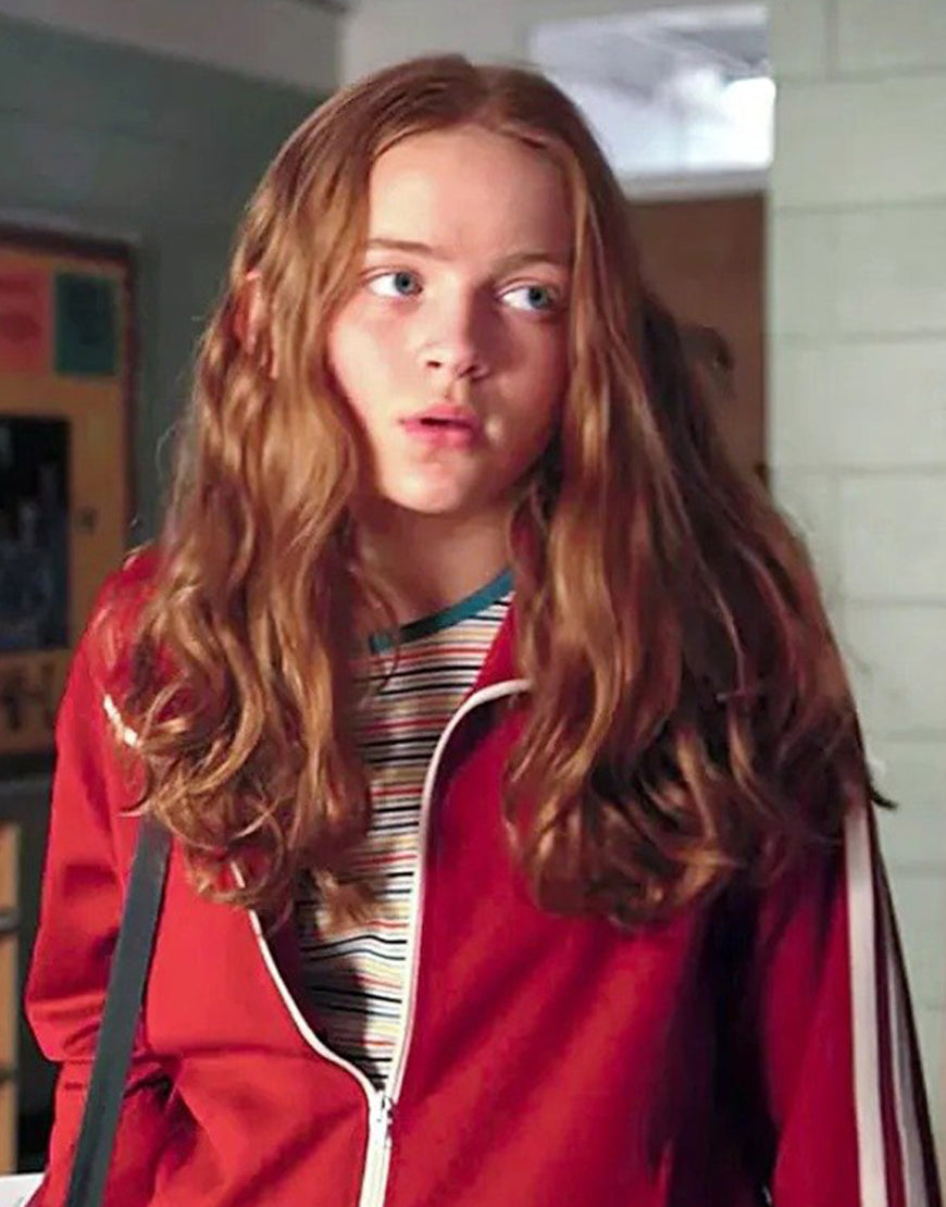Stranger Things S04 Sadie Sink Red Track Jacket Shopotiny