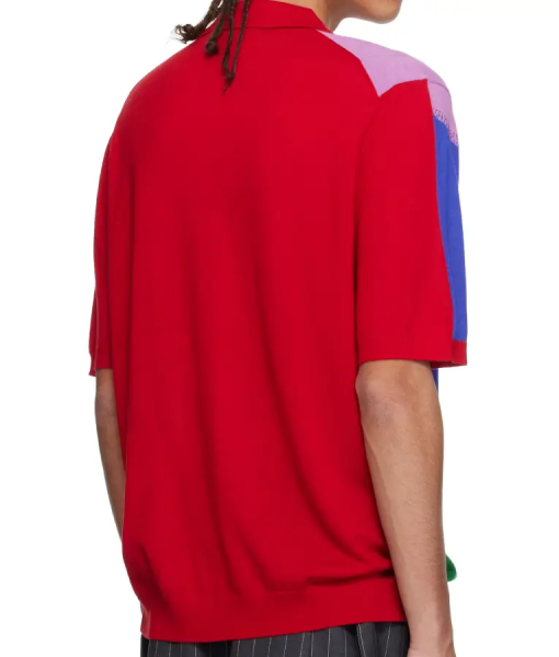 Access Hollywood Scott Evans Colorblock Polo Shirt USA Jackets