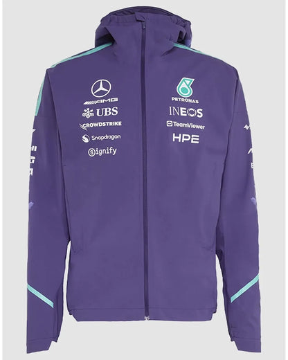 Mercedes AMG F1 Vanda Bloom Team Purple Rain Jacket - view 2
