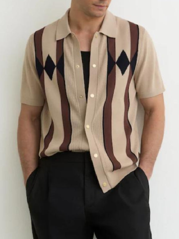 Michael Mealor The Young And The Restless Argyle Polo Shirt - view 4