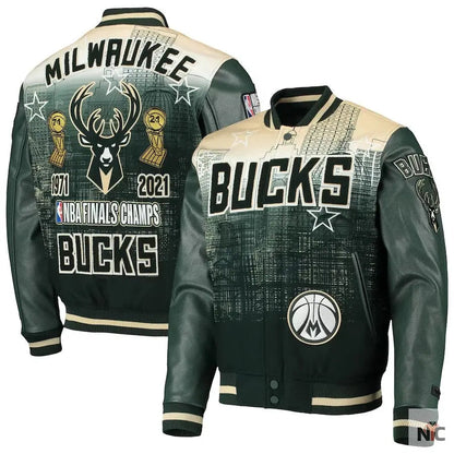 Milwaukee Bucks NBA Finals Champs Varsity Jacket Clanton Jacket