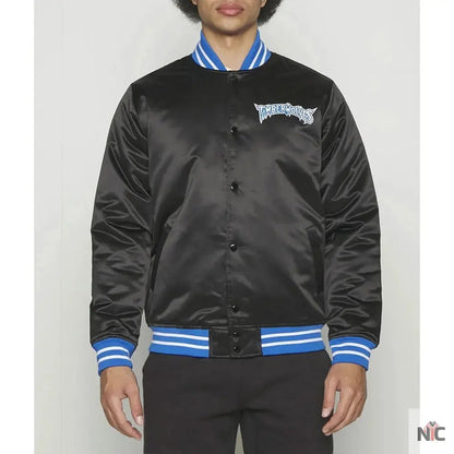 Minnesota Timberwolves Heavyweight Satin Jacket Clanton Jacket