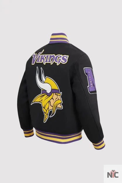 Minnesota Vikings Pro Standard Mashup Varsity Jacket Clanton Jacket