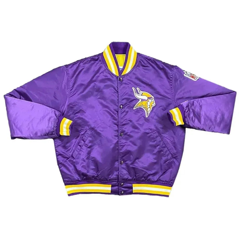 Minnesota Vikings Satin Jacket