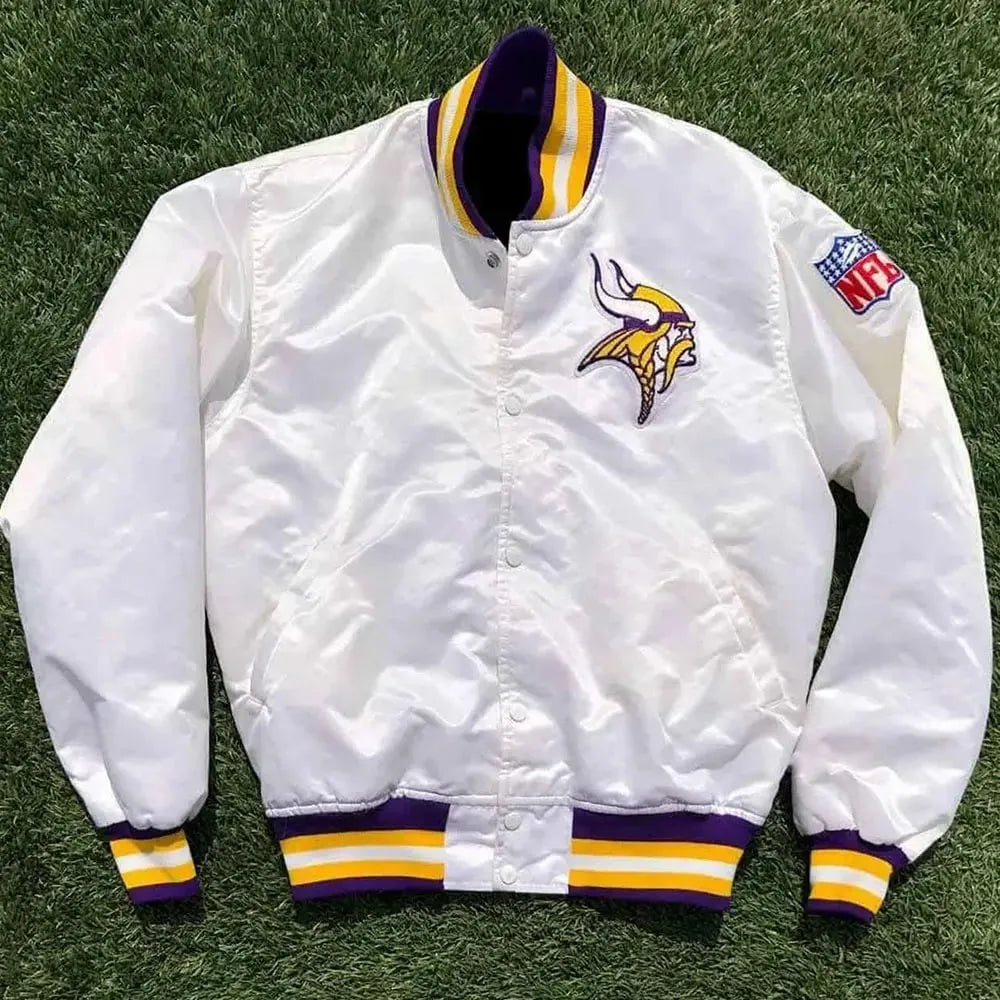 Minnesota Vikings Satin Jacket