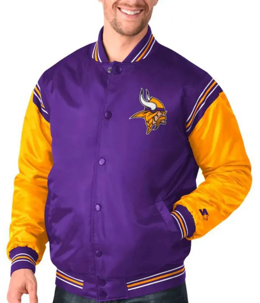 Minnesota Vikings Starter Satin Jacket