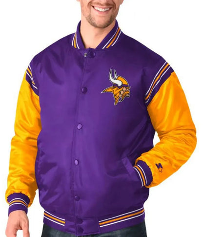 Minnesota Vikings Starter Satin Jacket