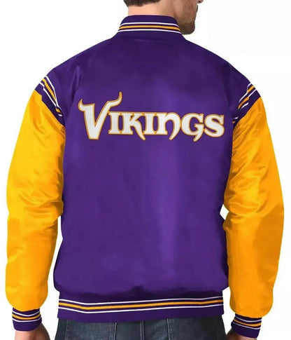 Minnesota Vikings Starter Satin Jacket