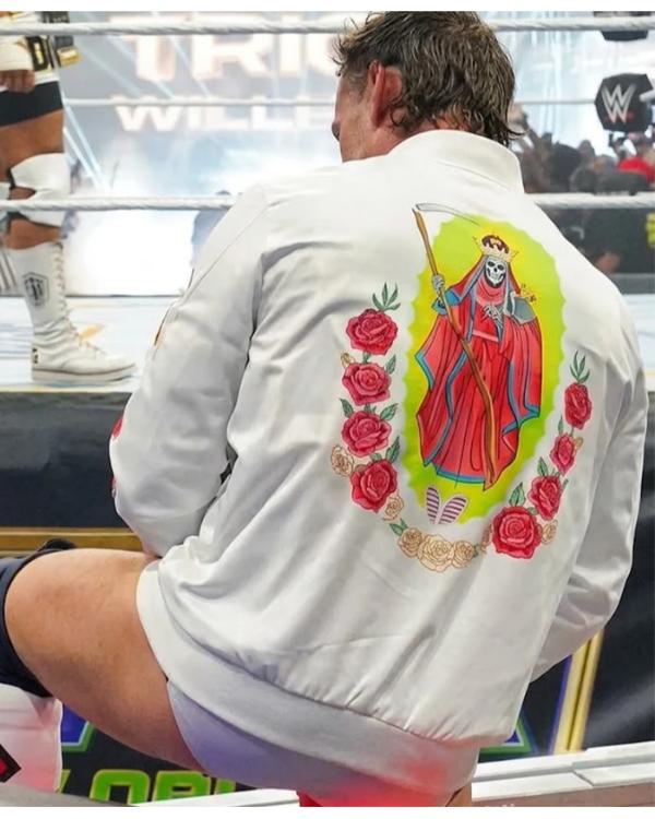 CM Punk WWE Money In The Bank 2026 White Jacket - front view