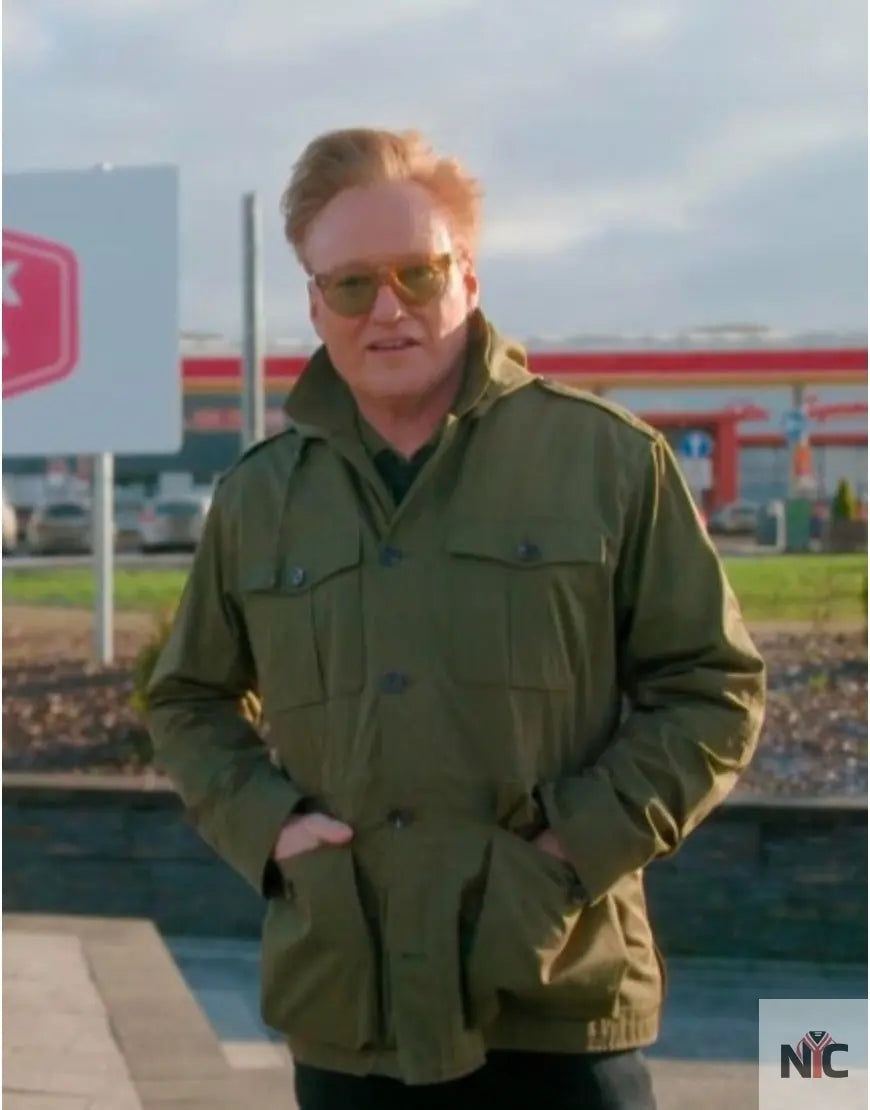 Must Go Conan O’brien Green Jacket Clanton Jacket