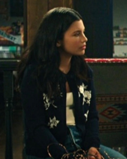 My Life with the Walter Boys S03 Nikki Rodriguez Floral Cardigan