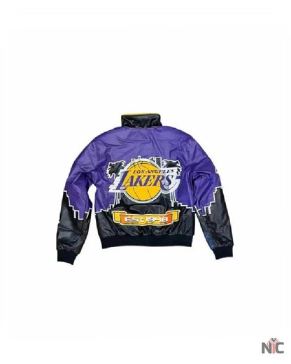 NBA LA Lakers Jeff Hamilton Leather Jacket Clanton Jacket