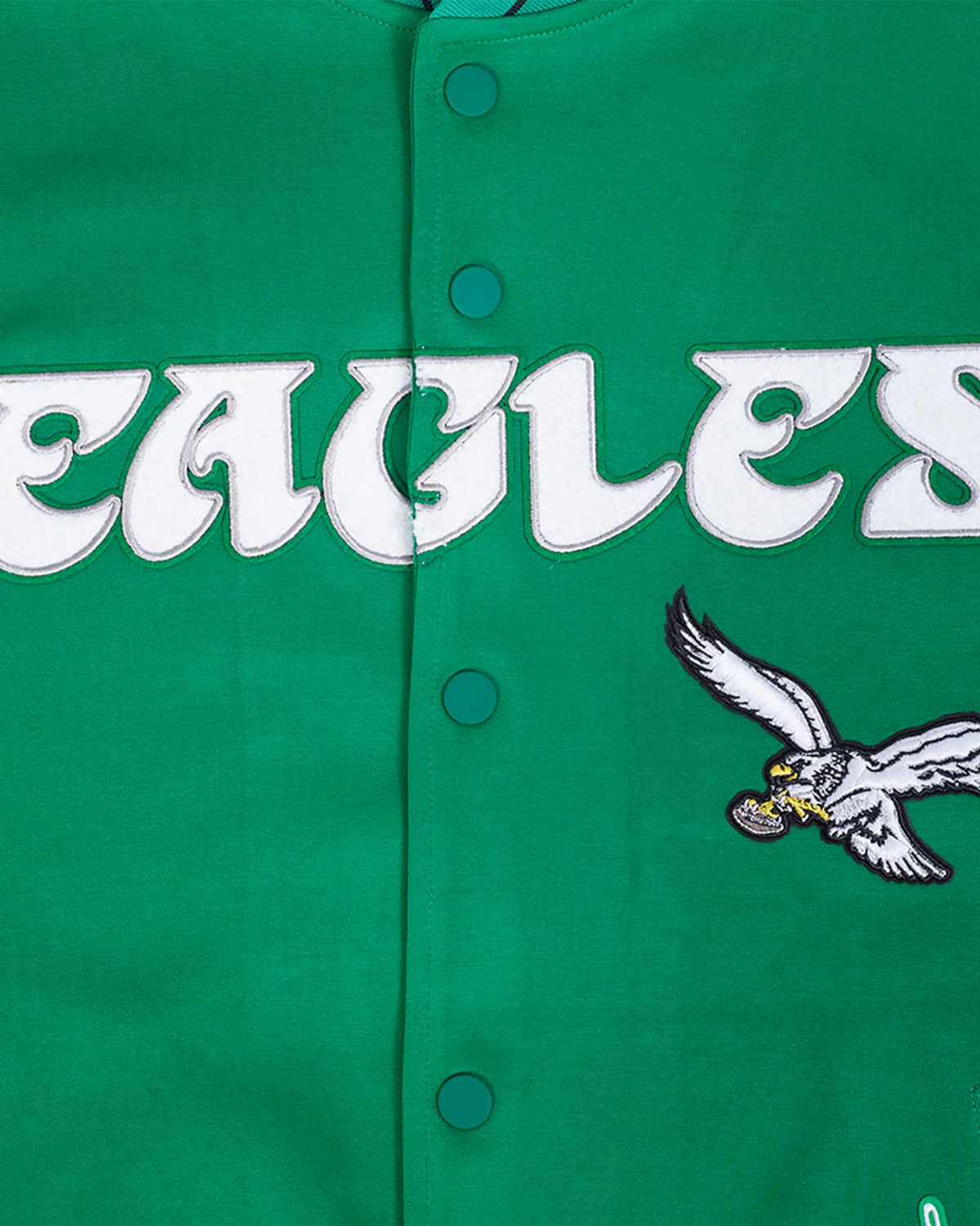 NFL Philadelphia Eagles Pro Game Day Retro Jacket - detail view