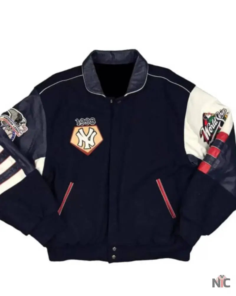 NY Yankees World Series 1998 Champions Jacket Clanton Jacket