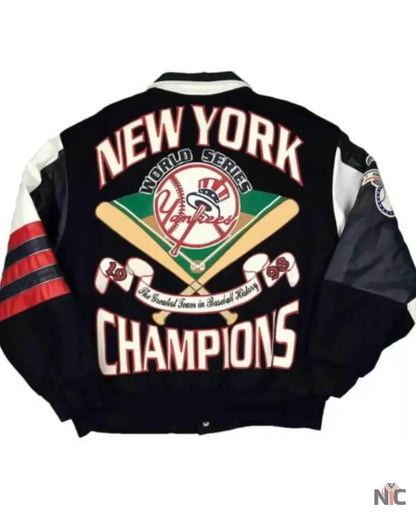 NY Yankees World Series 1998 Champions Jacket Clanton Jacket