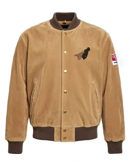 NYC 2026 Wyatt Russell Brown Jacket