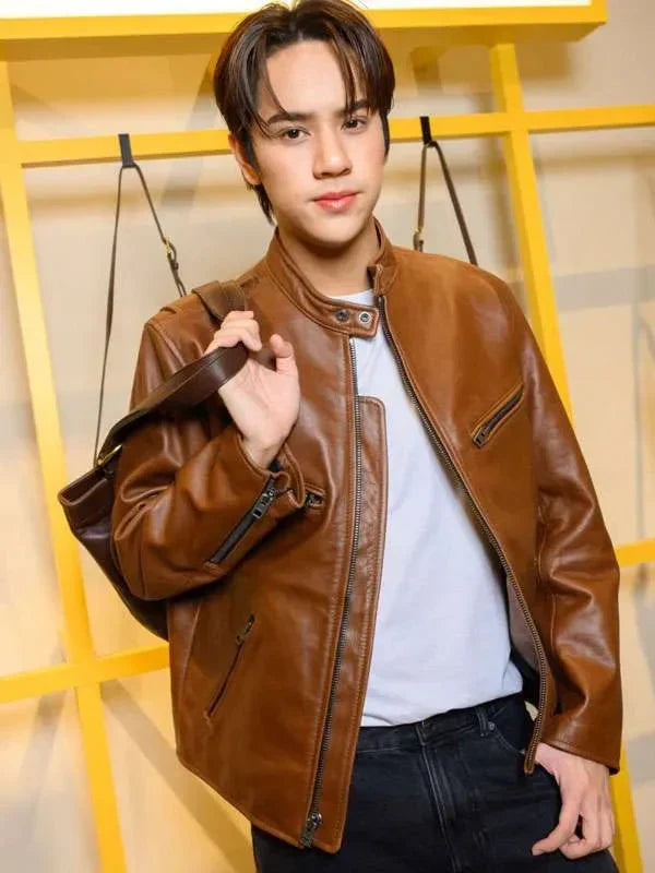 Nanon Coach Brown Leather Jacket Clanton Jacket