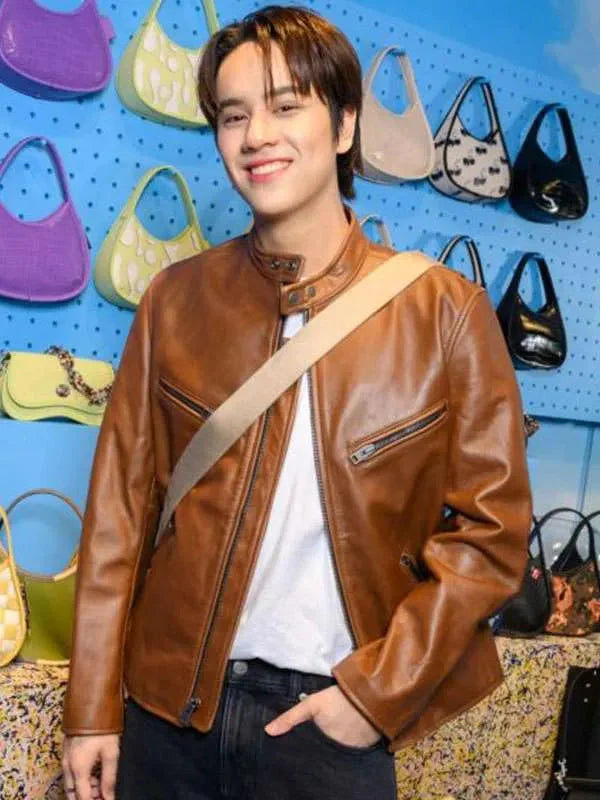 Nanon Coach Brown Leather Jacket Clanton Jacket