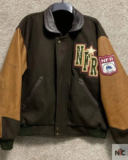 National Finals Rodeo 1995 Las Vegas Varsity Jacket Clanton Jacket