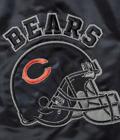 Chicago Bears Locker Room Throwback Jacket - detail view