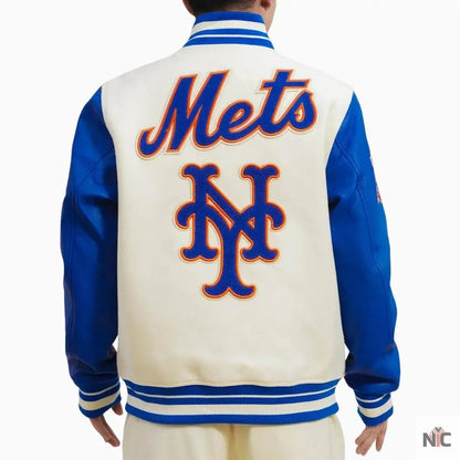 New York Mets Kate Upton Varsity Jacket Clanton Jacket